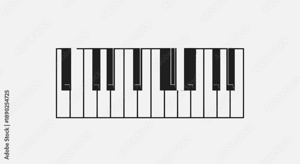 Fototapeta premium piano keyboard keys, musical instrument