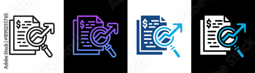 Index Icon Of Line Black And White Style Vector Illustration
