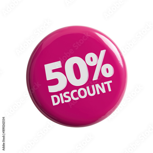 Bright Discount Badge for Promotions and Sales