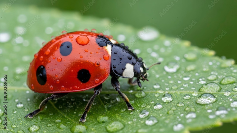 Obraz premium Ladybug macro