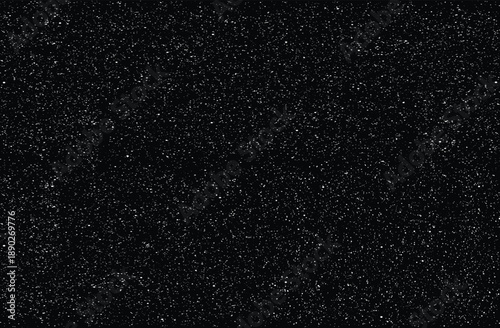 Night sky with stars as a background. Black and white texture.