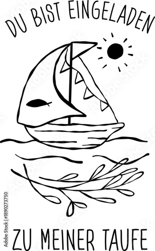 Du bist eingeladen zu meiner Taufe. Einladung Karte.Süße Taufeinladungen mit christlichen & weltlichen Motiven,Religiöse Motive  für Jungs & Mädchen. 