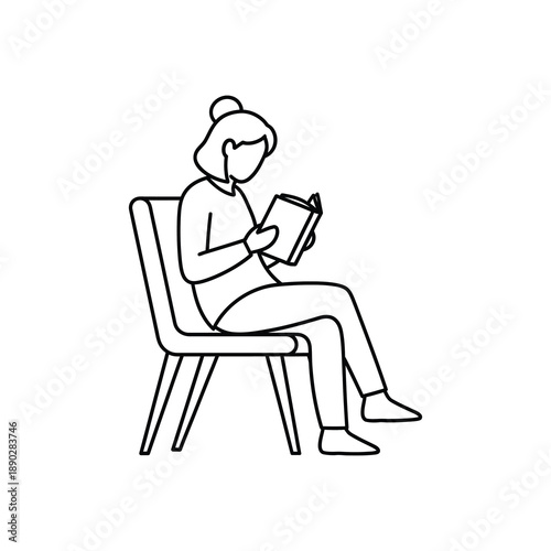 grils sitting on a chair with a laptop