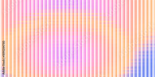 Colorful gradient background with ripple effect in blue, yellow, pink, and purple creates an aesthetic backdrop