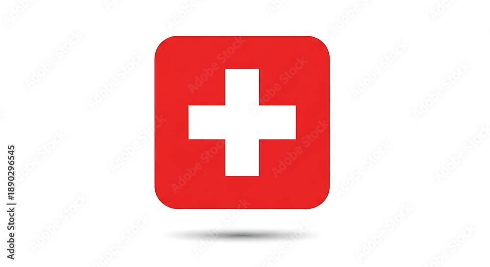 Obraz premium Swiss flag symbol