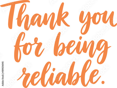 Chinese New Year Thank You Card with Handwritten Calligraphy in Festive Orange Script