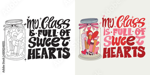 Cute hand drawn doodle lettering quote about Teaching. Lettering for t-shirt design, mug print, bag print, clothes fashion. 100% hand drawn vector image.
