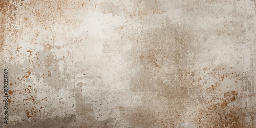 Aged vintage parchment displays a weathered brown grunge texture with a stained and worn antique paper surface, creating a blank retro backdrop for a damaged ancient design