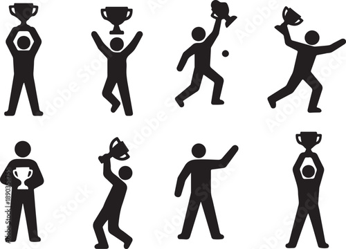 Comprehensive Cricket Match Silhouette Collection