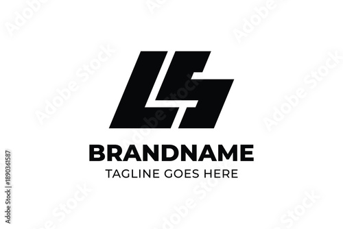 Letters LS SL Dynamic Logo, suitable for any brand with SL or LS initials