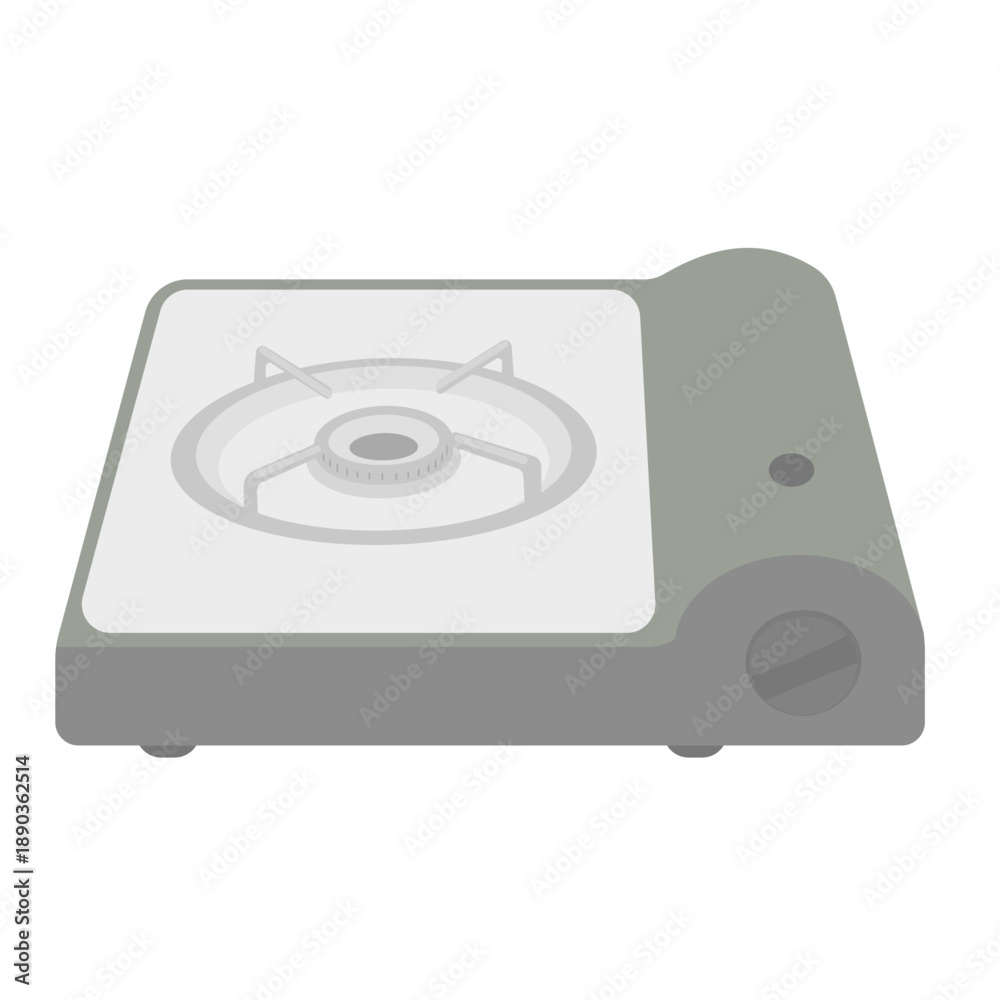 Fototapeta premium カセットコンロのイラスト