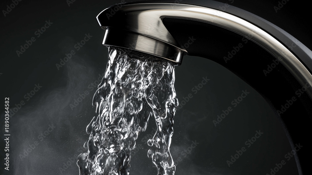 custom made wallpaper toronto digitalA faucet with water coming out of it