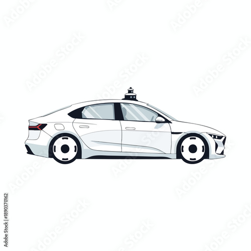 Autonomous Vehicle Illustration