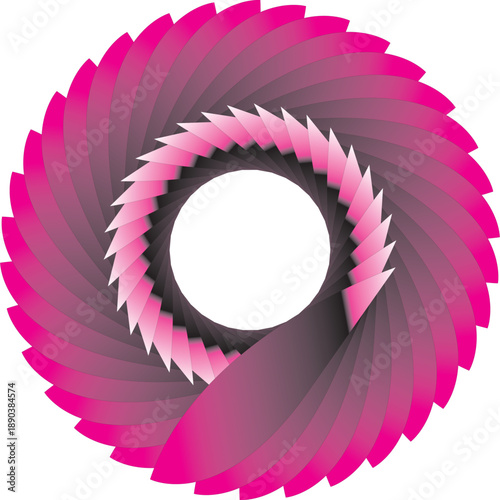 abstract pink ribbon