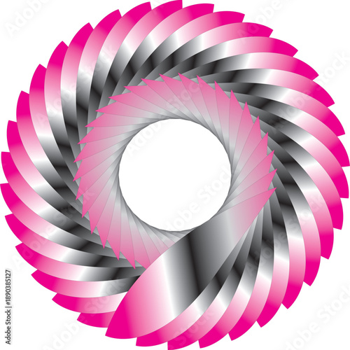 abstract background with pink circles