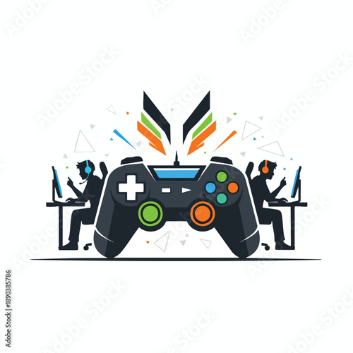 Game Development Team Working Together