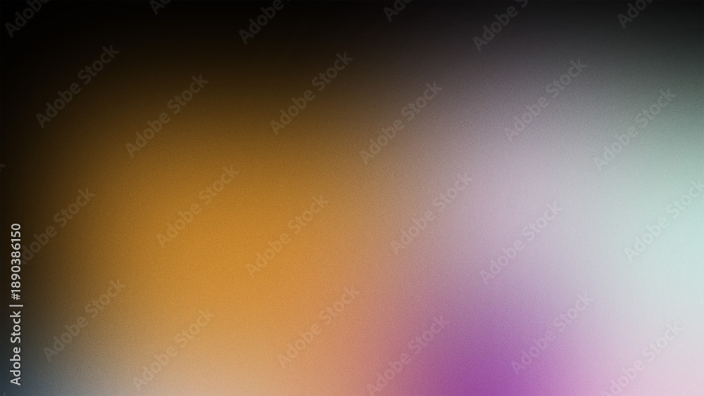 Fototapeta premium Abstract textured background with smooth color transitions from dark brown and golden yellow to soft purple and pale blue