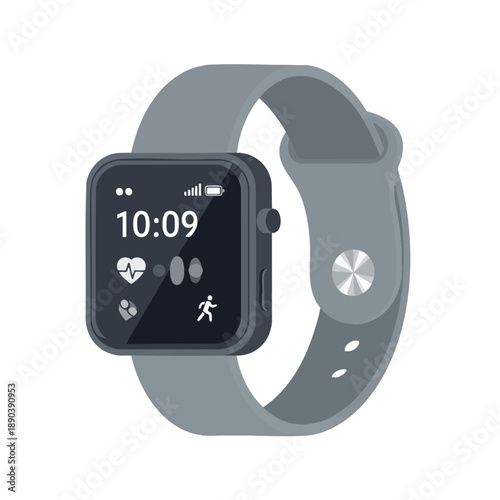 Modern Smartwatch with Fitness Tracking Features