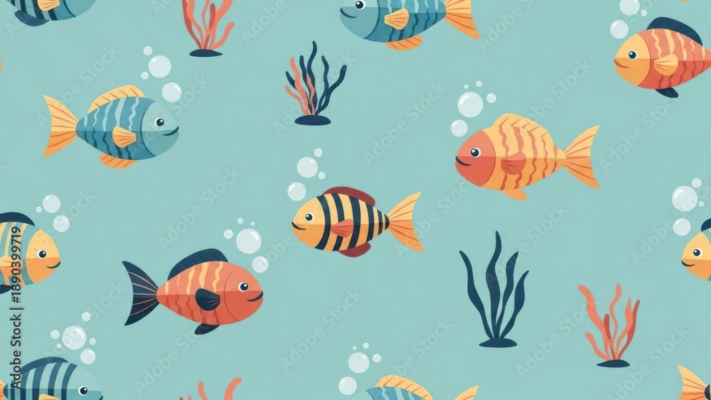 Obraz premium Fish pattern