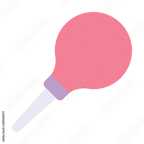 Medicine Dropper Icon, Medical And Healthcare Related Flat Style Vector Icon.