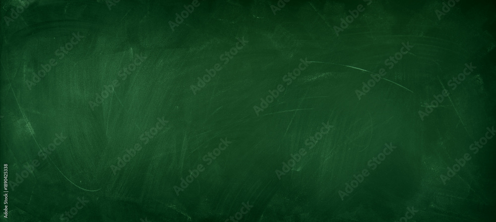 Fototapeta premium Green chalkboard background