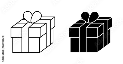 Gift Box Icon for Celebration, Surprise and Special Occasion Symbol