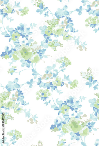 Small Flower pattern. Ditsy floral seamless pattern. Small little flower background. Repeat pattern. Ditsy print. Botanic surface design. Hand draw floral flower pattern for fashion, fabric,decor