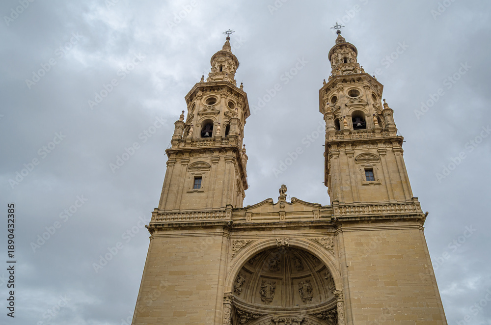 Fototapeta premium Santa Maria de la Redonda Co-Cathedral, Logrono, Spain