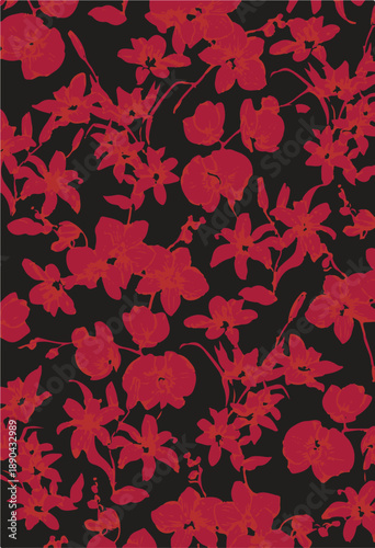 Small Flower pattern. Ditsy floral seamless pattern. Small little flower background. Repeat pattern. Ditsy print. Botanic surface design. Hand draw floral flower pattern for fashion, fabric,decor