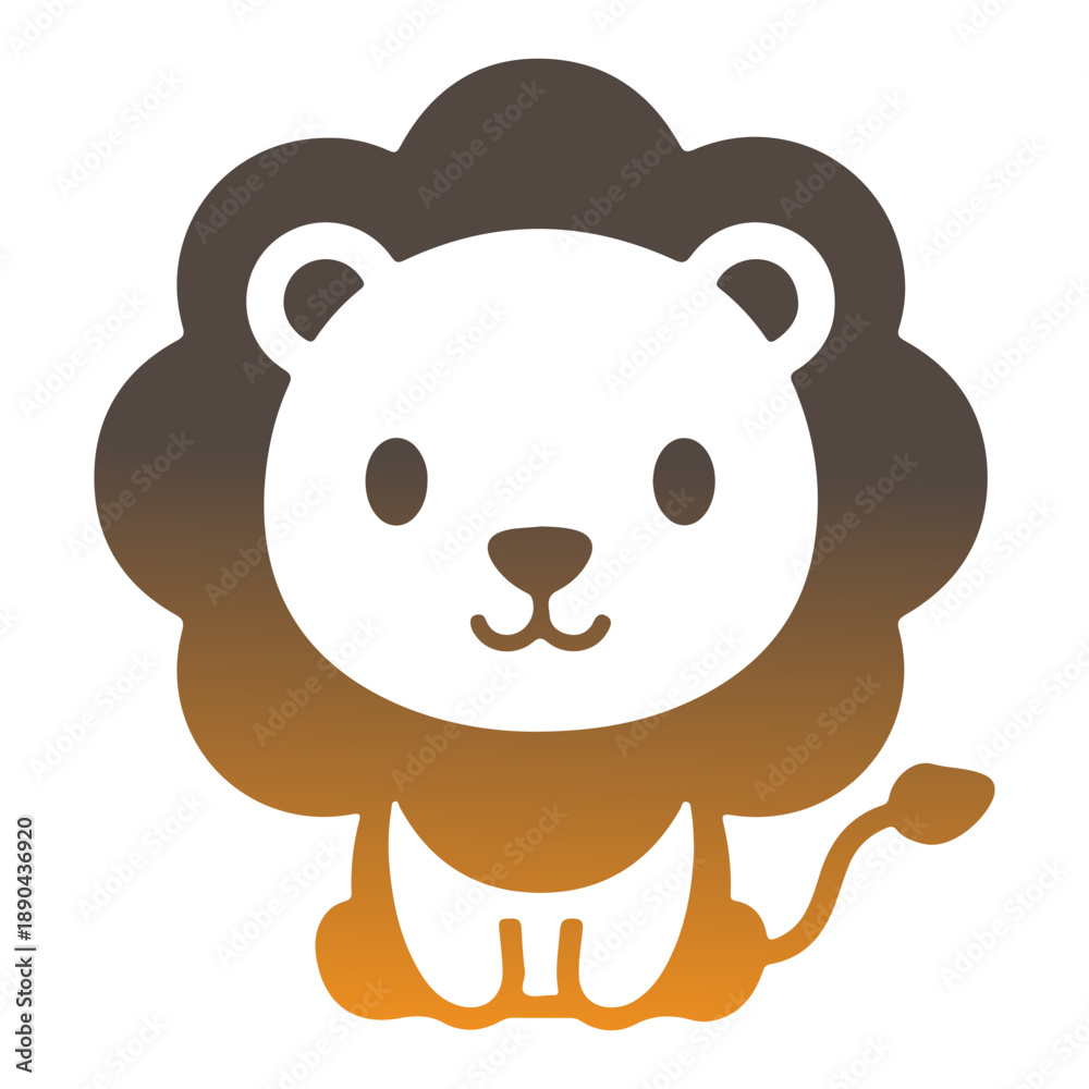 Obraz premium Powerful Lion Silhouette Vector Logo . Majestic Lion Silhouette Vector Illustration on White Background . Royal Lion Silhouette Vector – Luxury and Strength Symbol , Minimalist Lion Silhouette Icon