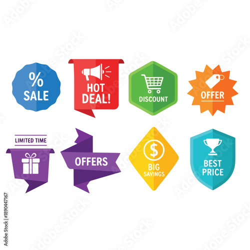 Sale and Promotion Badge Set