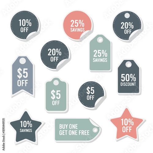 Discount Tags and Badges