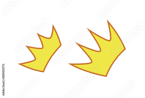 Shocked emotion line symbol expression