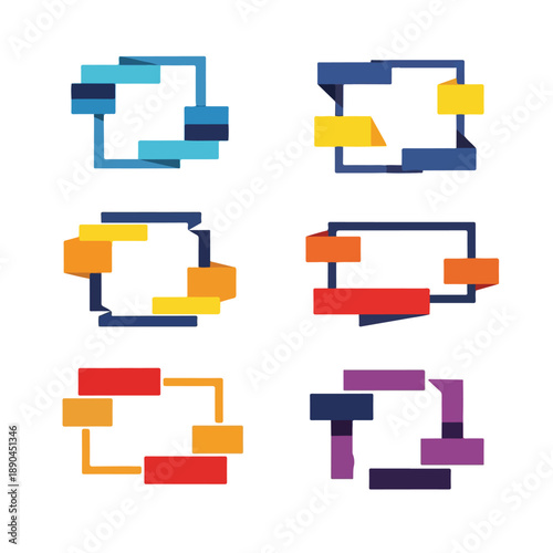 Abstract Frames with Colorful Connectors