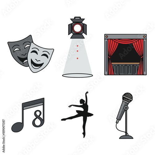 Theater and Performance Icons