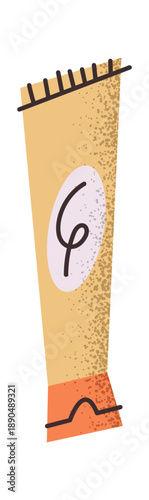 Sunscreen cream tube sticker design