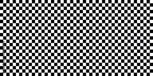 Checkered pattern. Banner seamless chessboard, checkerboard texture. black and white pattern. chessboard pattern