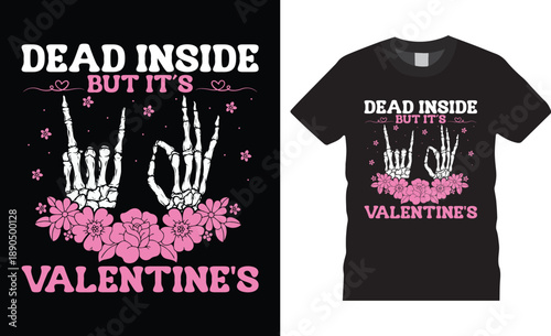 Valentine’s Day vector t-shirt design.
