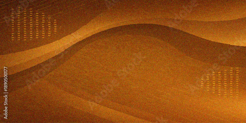 A macro close up of a rough brown snake skin texture featuring an antique orange and gold pattern on a vintage leather surface material for a grunge wallpaper background