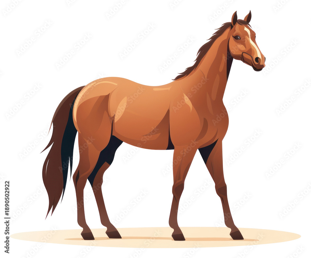 Fototapeta premium PNG Warmblood animal mammal horse.