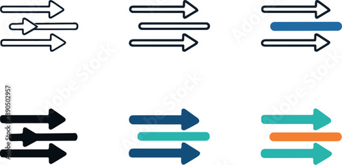 Clear communication principle symbol expressing straightforward information flow through aligned elements and unobscured forms,