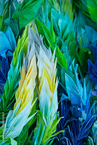 Manzanar, California, USA.  Japanese paper origami