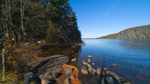 Lake and rock formation at Bon Echo