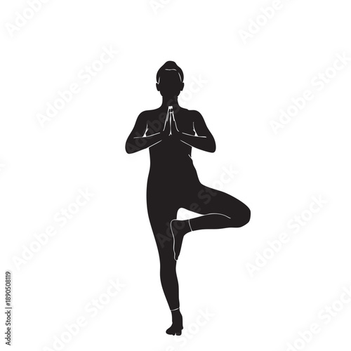 a_woman_in_a_yoga_pose_1_traced
