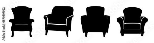 Collection of classic armchairs