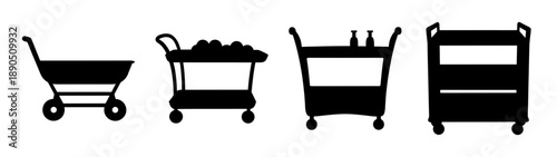 Set of shopping carts
