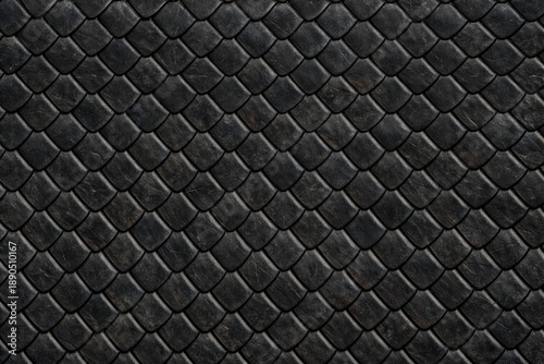 Black Mamba Snake Skin Scales Seamless Pattern. Snake skin texture isolated. Close-up snake scales. Reptile skin snake pattern texture. Detailed snake skin close-up. Snake design texture.