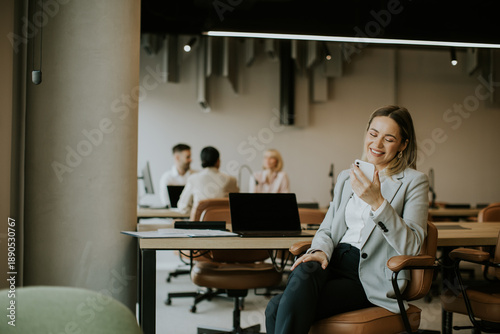 Professional woman enjoying...