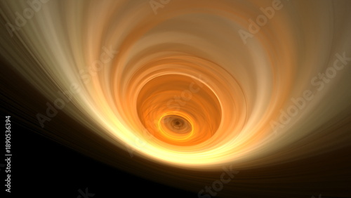 Quadro su tela swirling vortex shows light in warm colors blending together