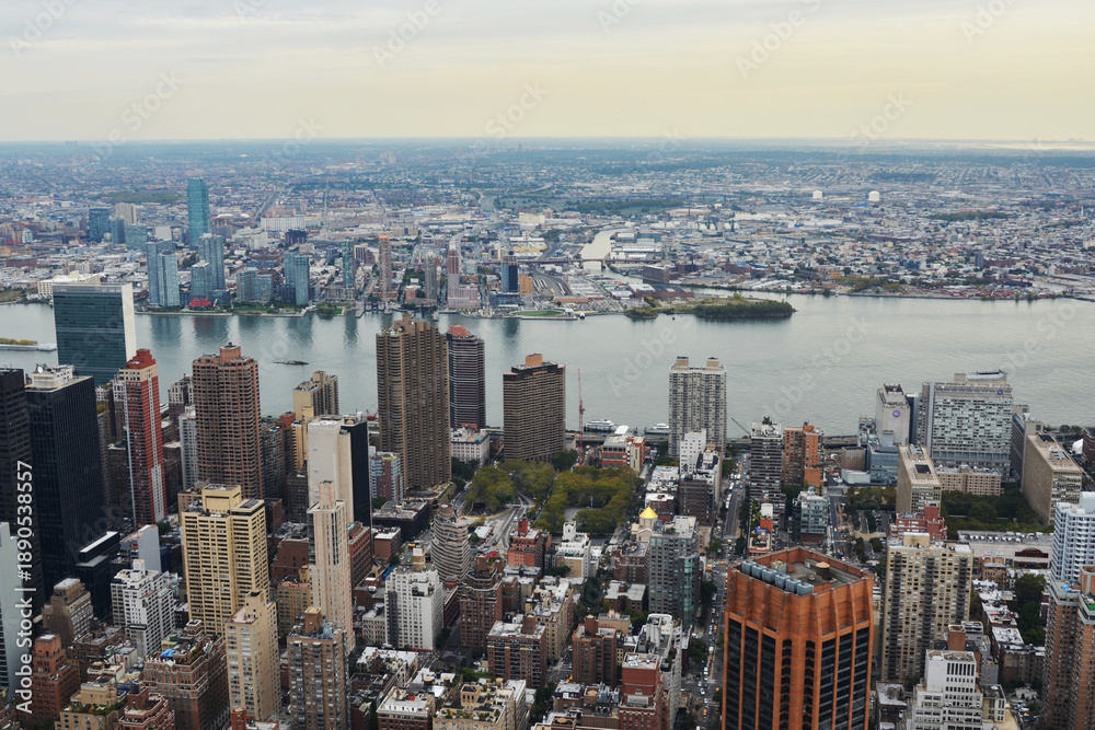 Fototapeta premium New York city, view from the Empire State Building